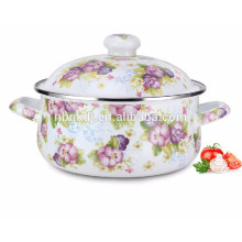 Enamelware Casserole wall mounted flower pot